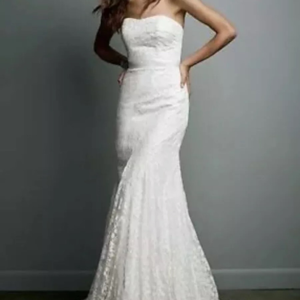 Galina Lace wedding dress David’s Bridal